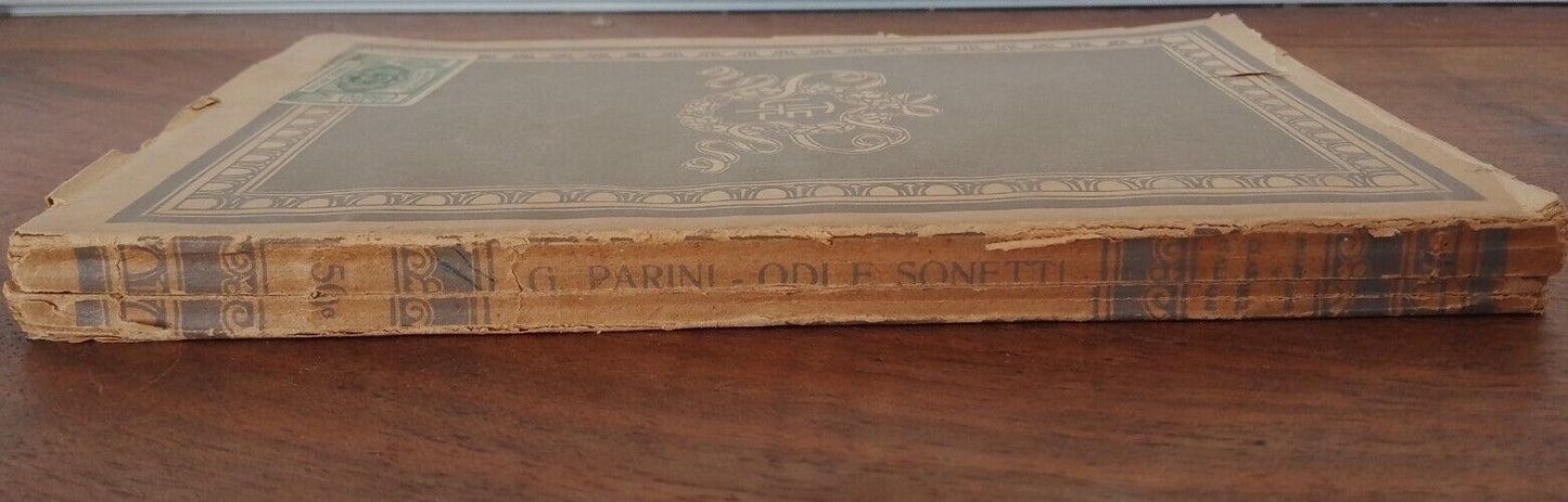 Odi e Sonetti - G.Parini - UTET 1922