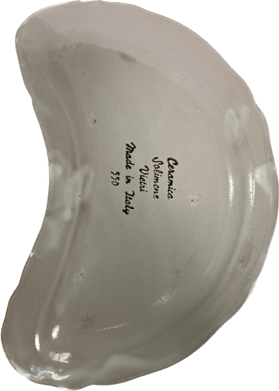 Trio d'assiettes apéritives en céramique VIETRI