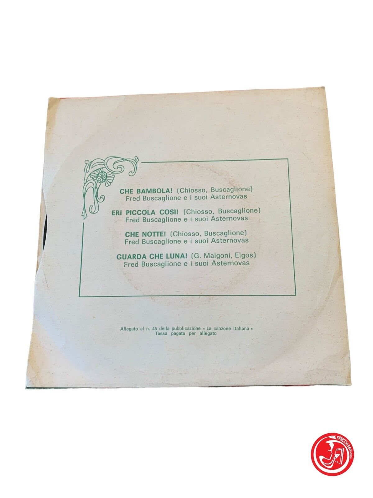 Fred Buscaglione and his Asternovas – The Italian Song - N° 45