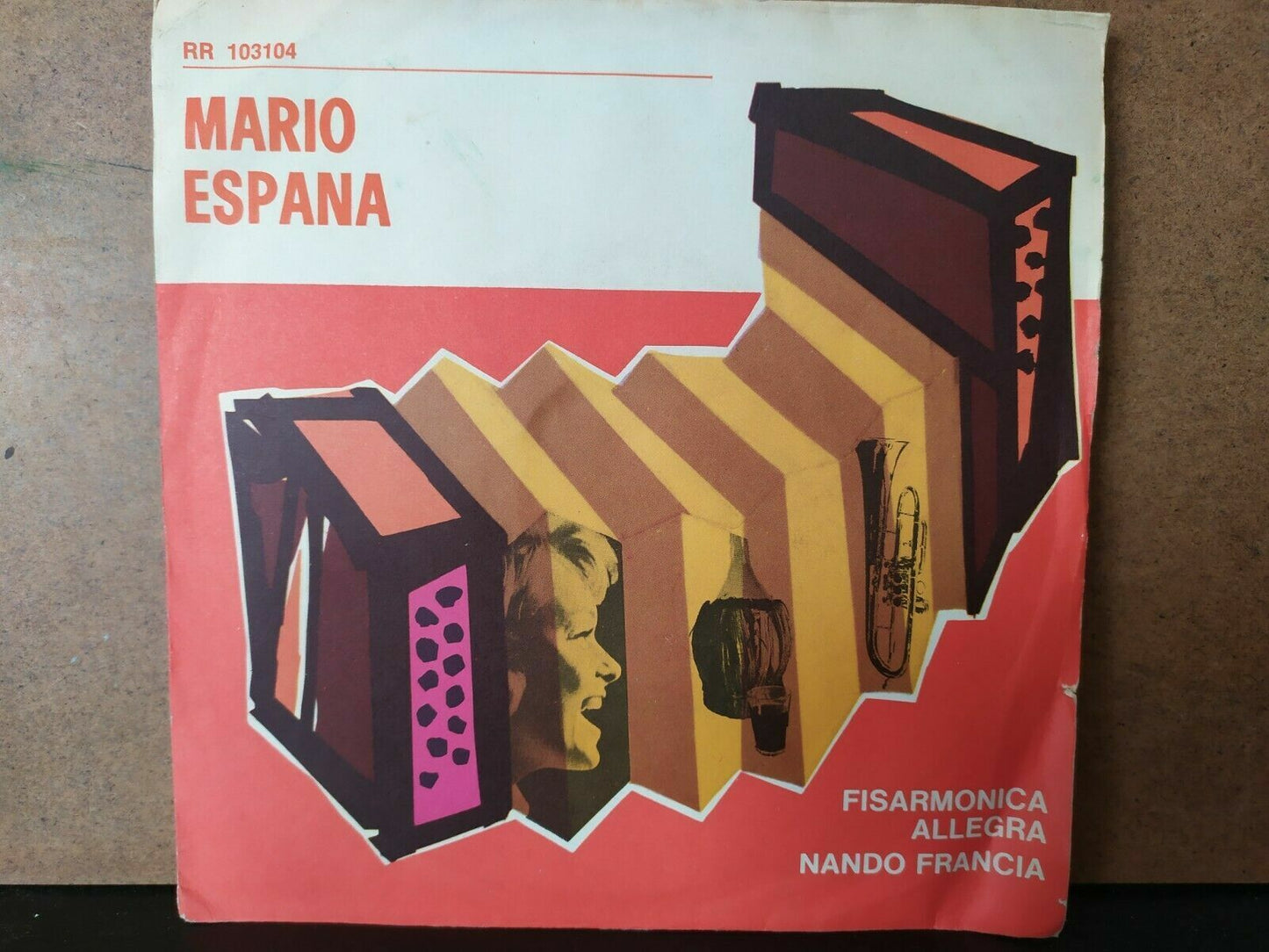 ALLEGRA ACCORDÉON NANDO FRANCE " MARIO / ESPANA " 7"