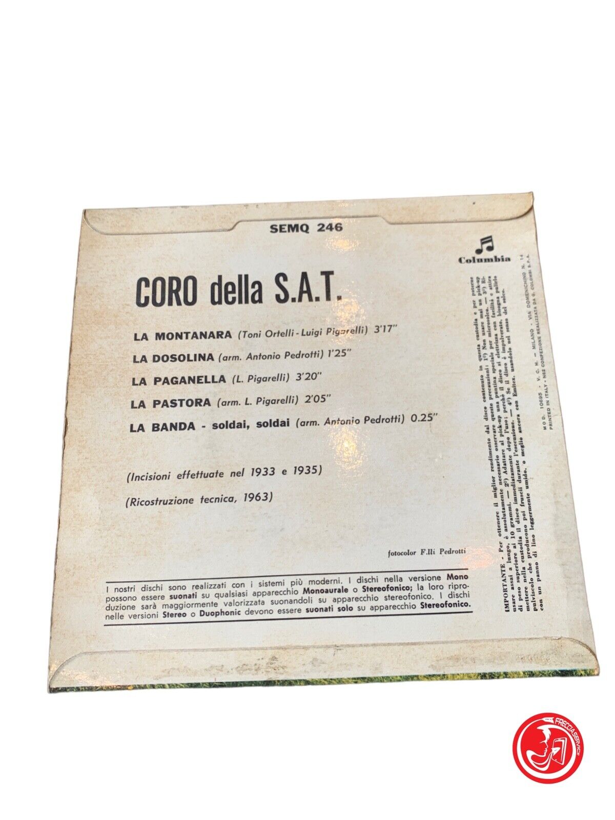 Coro Della S.A.T. - La Montanara