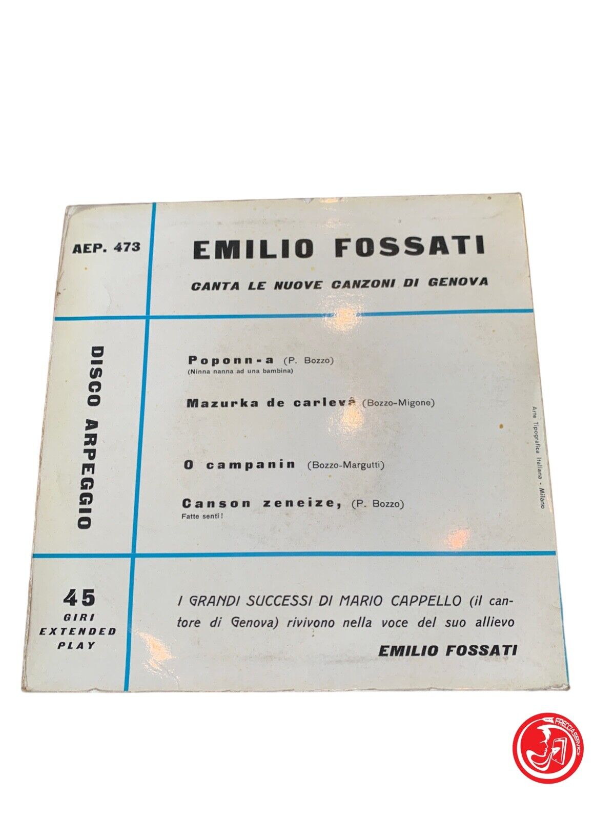 Emilio Fossati canta le nuove canzoni di Genova