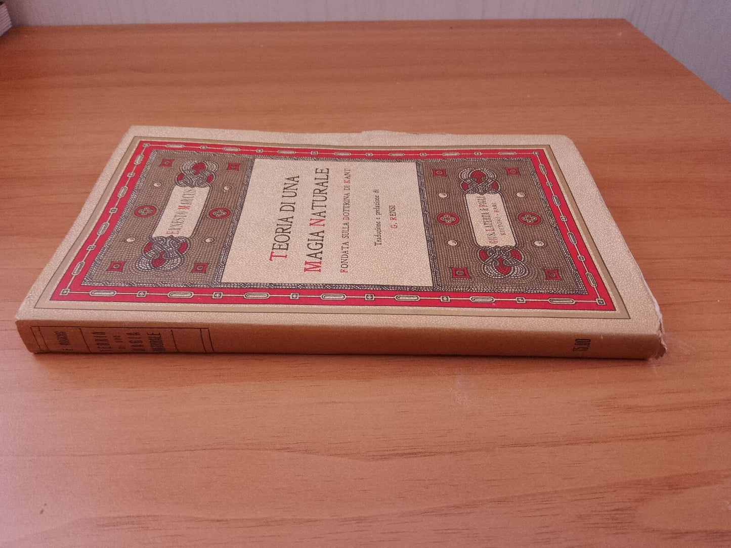 TEORIA DI UNA MAGIA NATURALE - E. Marcus, Laterza 1938