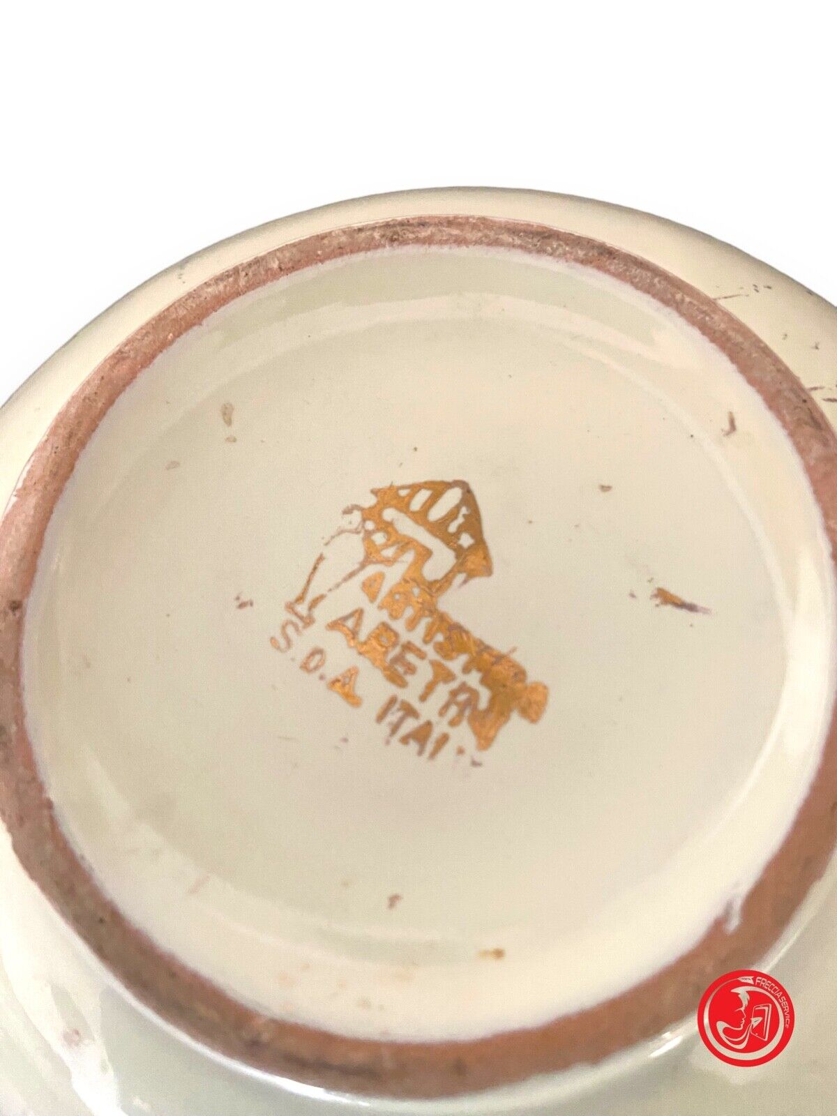 Pair of ceramic lanterns