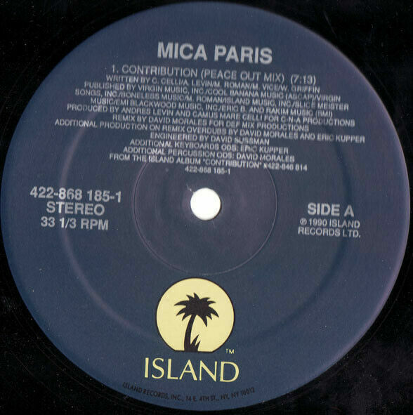 Mica Paris – Contribution