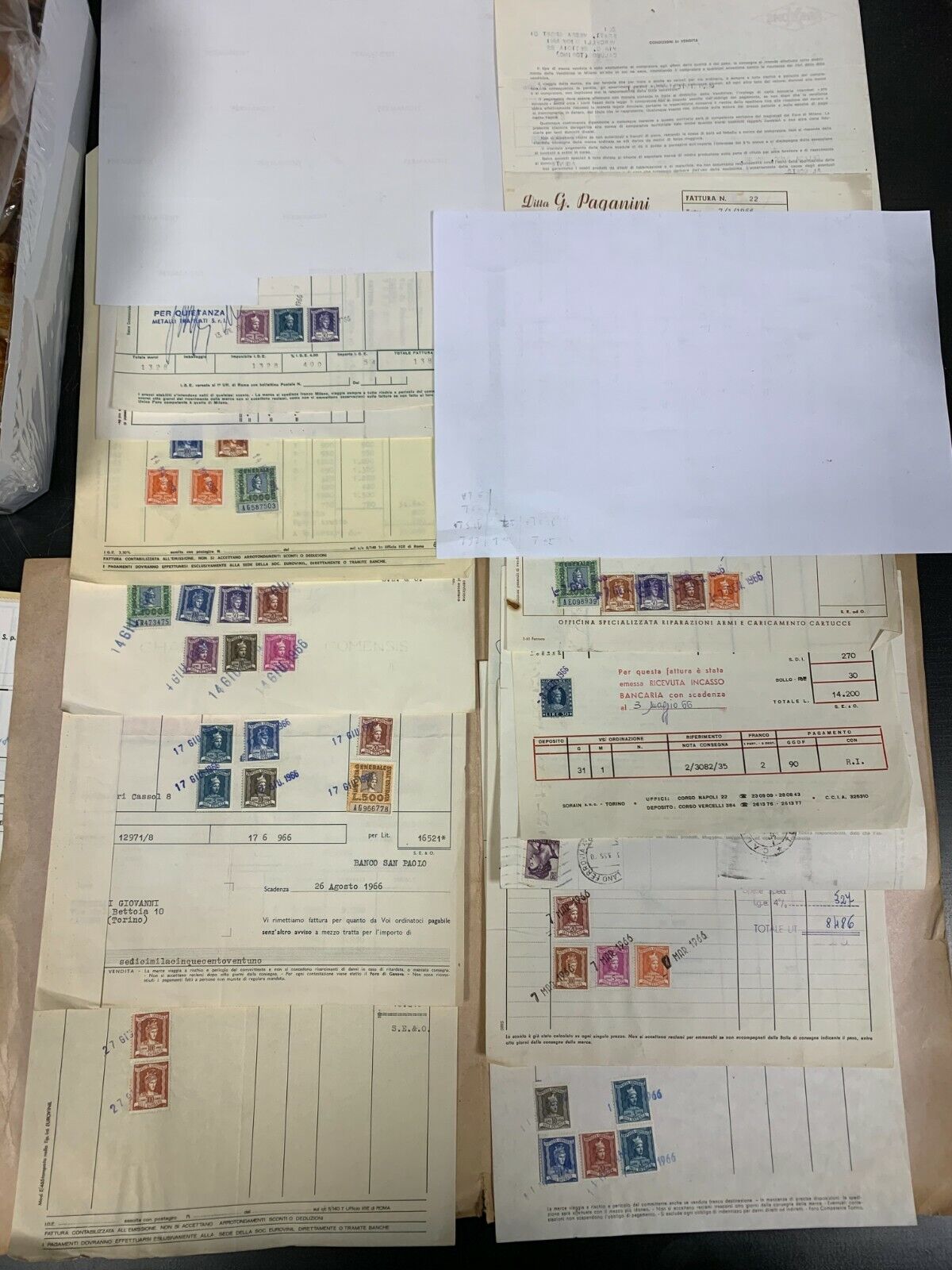 Revenue stamps 1966