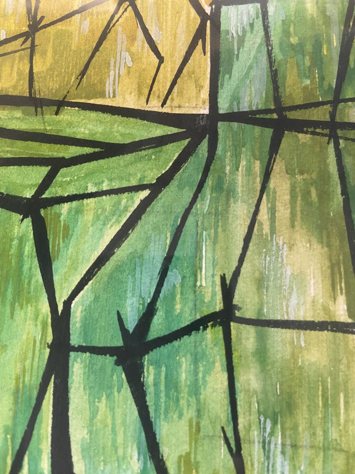 Tableau encadré - art abstrait
