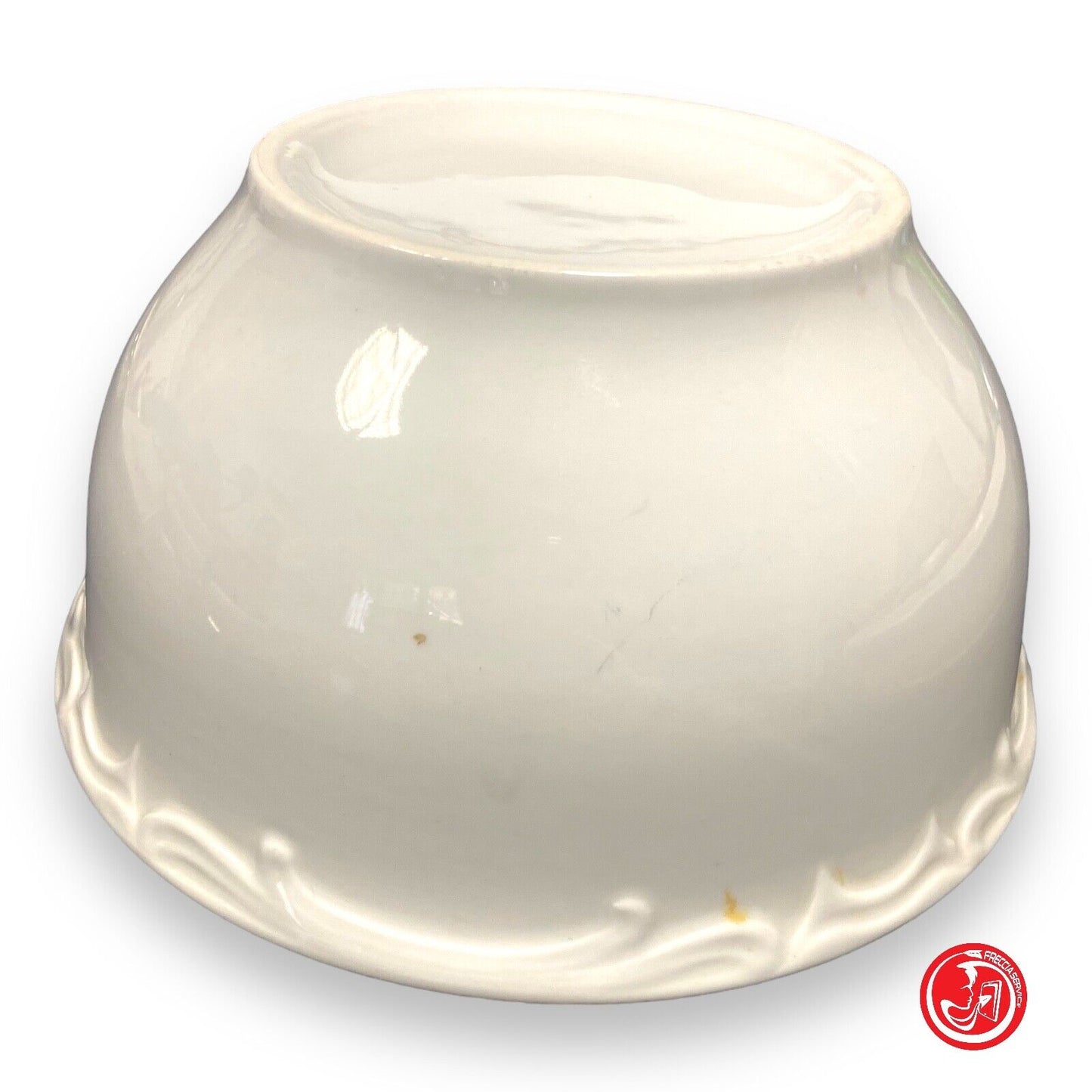 Insalatiera in ceramica bianca