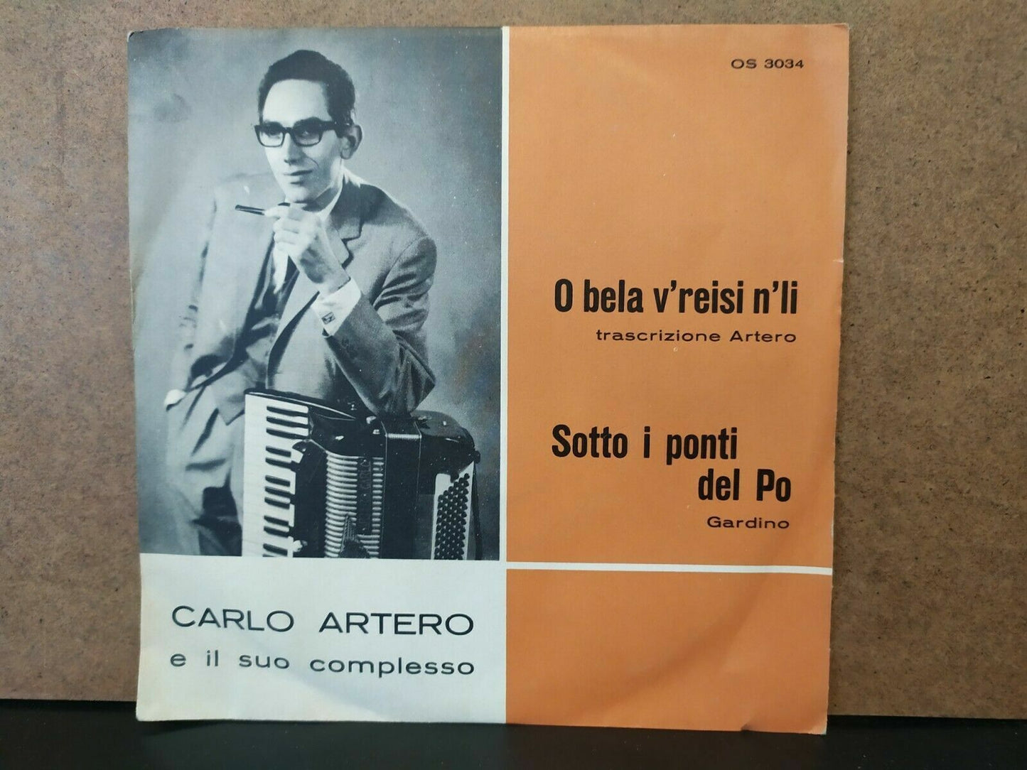 Carlo Artero And His Complex – O Bela V'Reisi N'Li / Under the Bridges of the Po