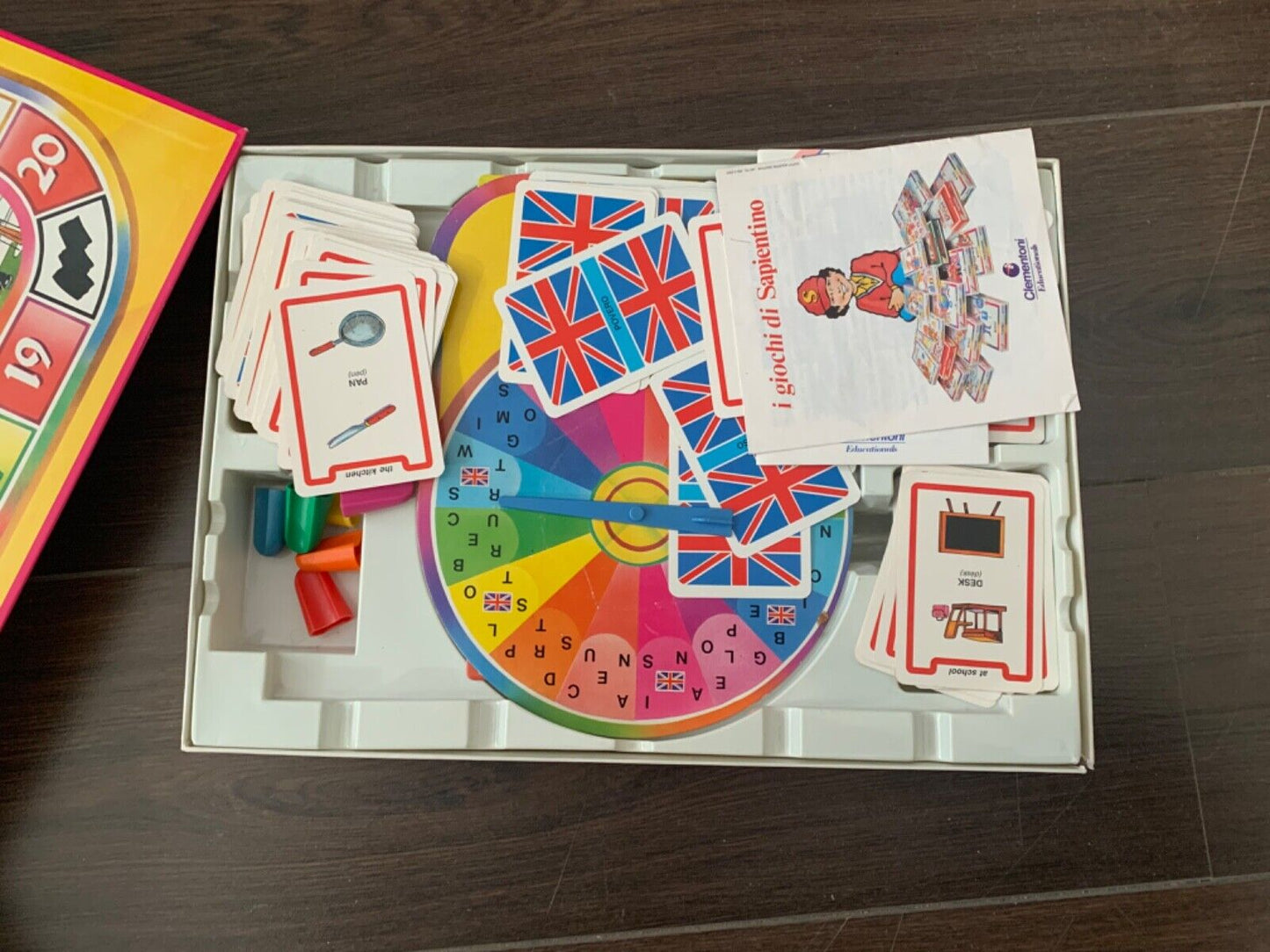 Gioco da tavolo vintage L’inglese Sapientino