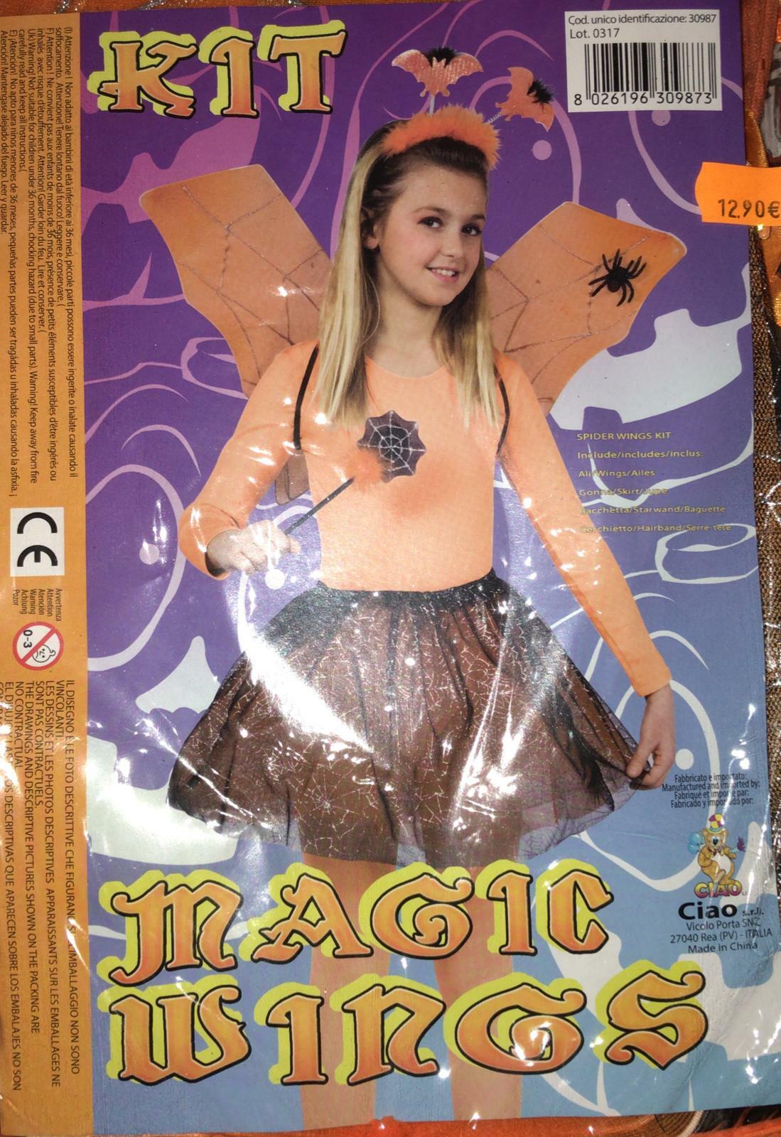 KIT HALLOWEEN FILLE MODÈLES ASSORTIS