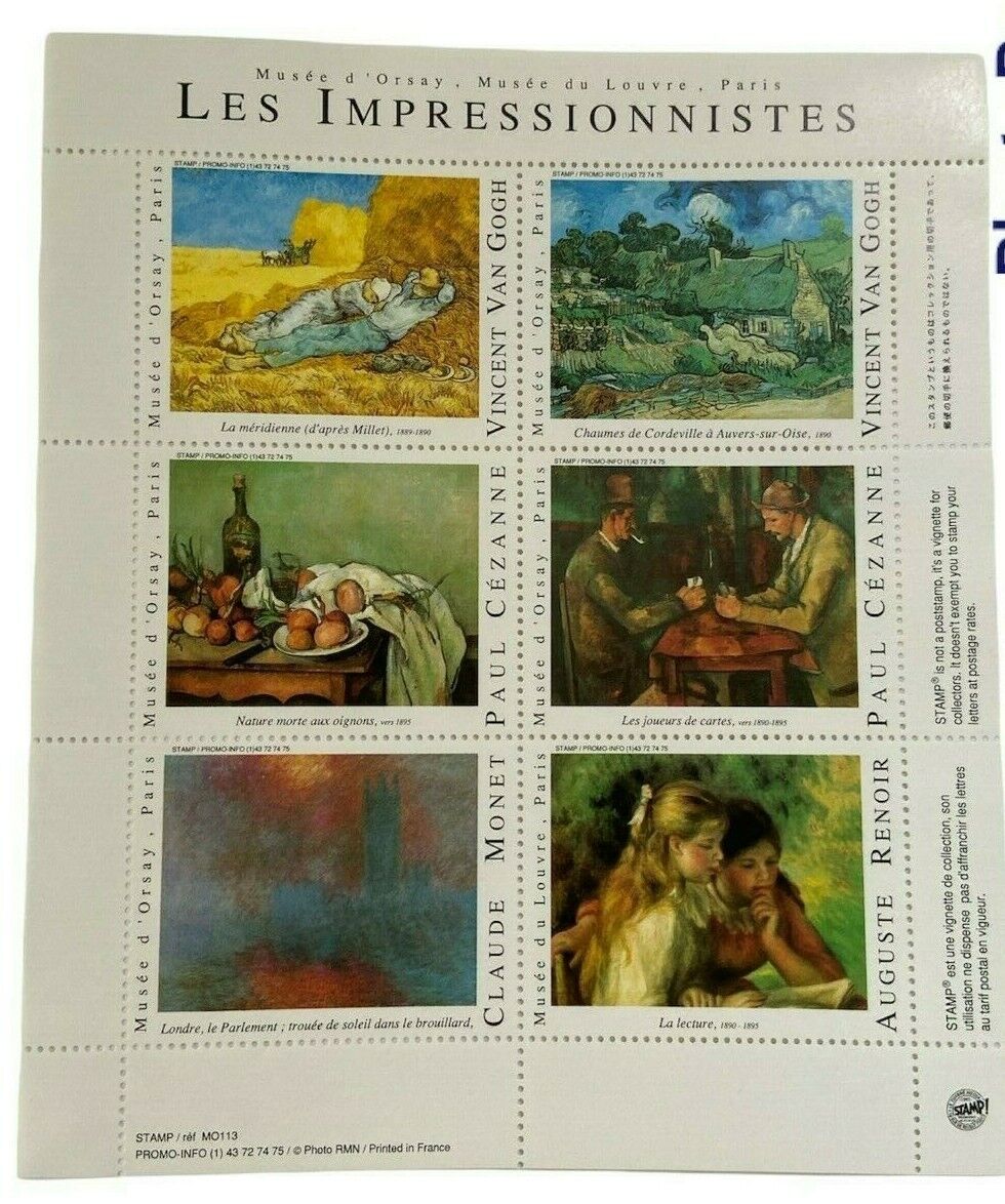 Les Impressionnistes stamps