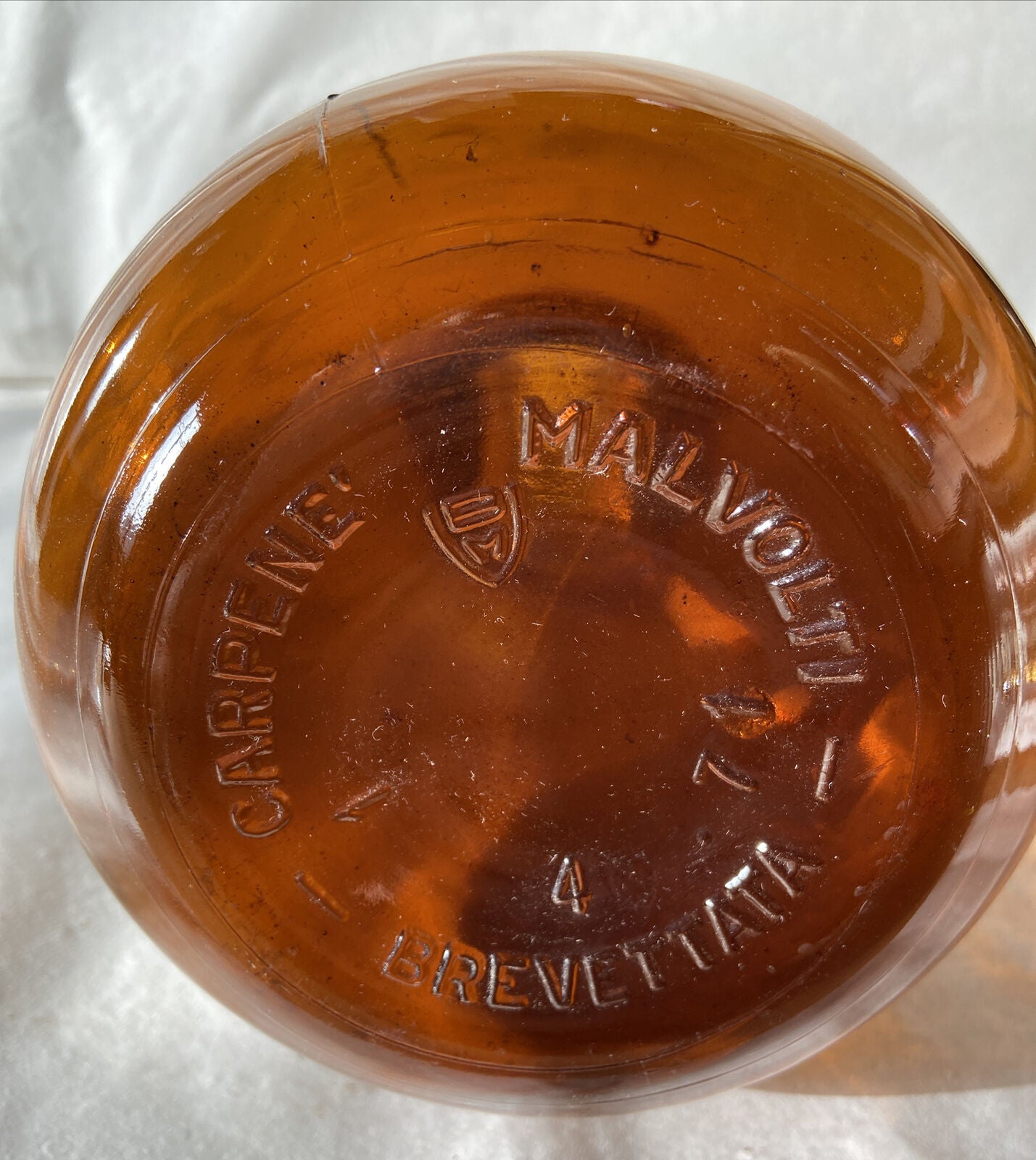 Bottiglia Carpené Malvolti Grappa Vuota.