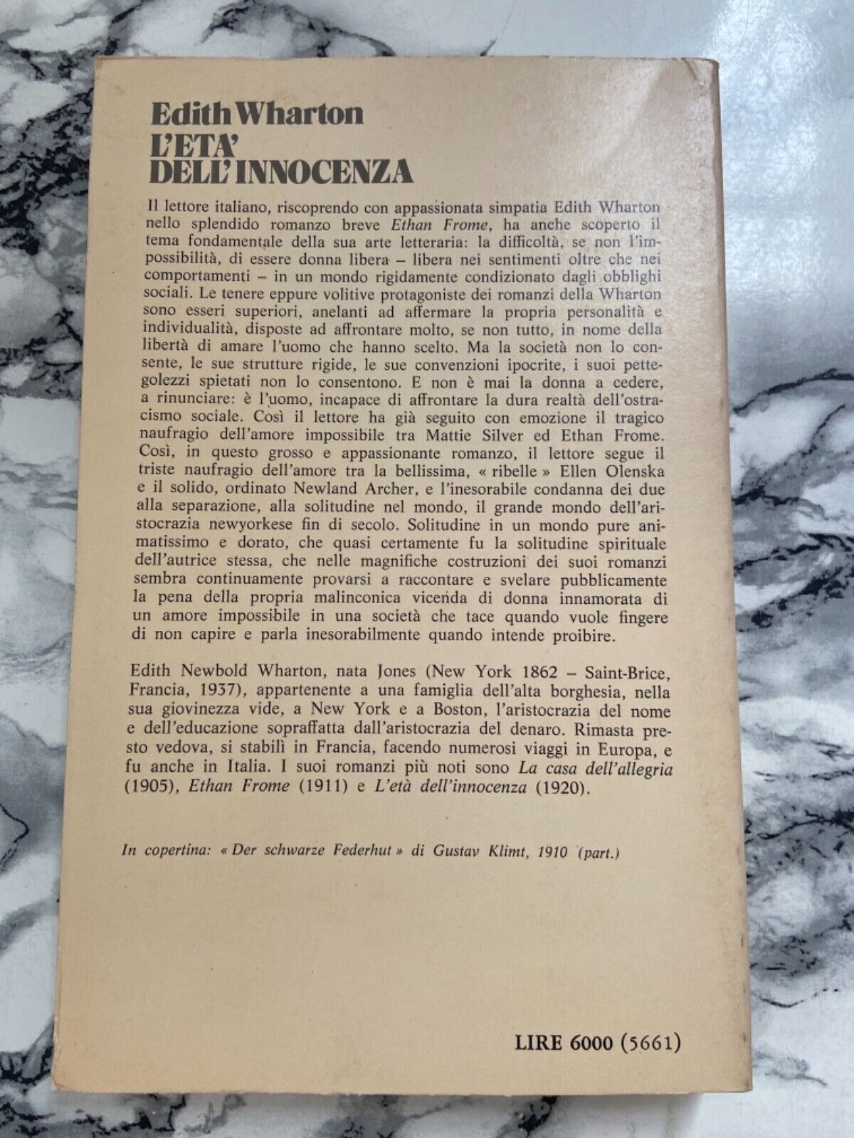 E. Wharton - L’età dell’innocenza