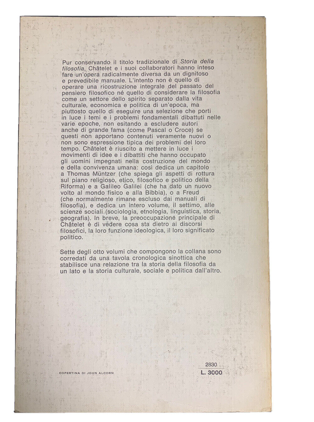 Storia Della Filosofia - La Filosofia Delle Scienze Sociali Vol. 7 - F. Châtalet