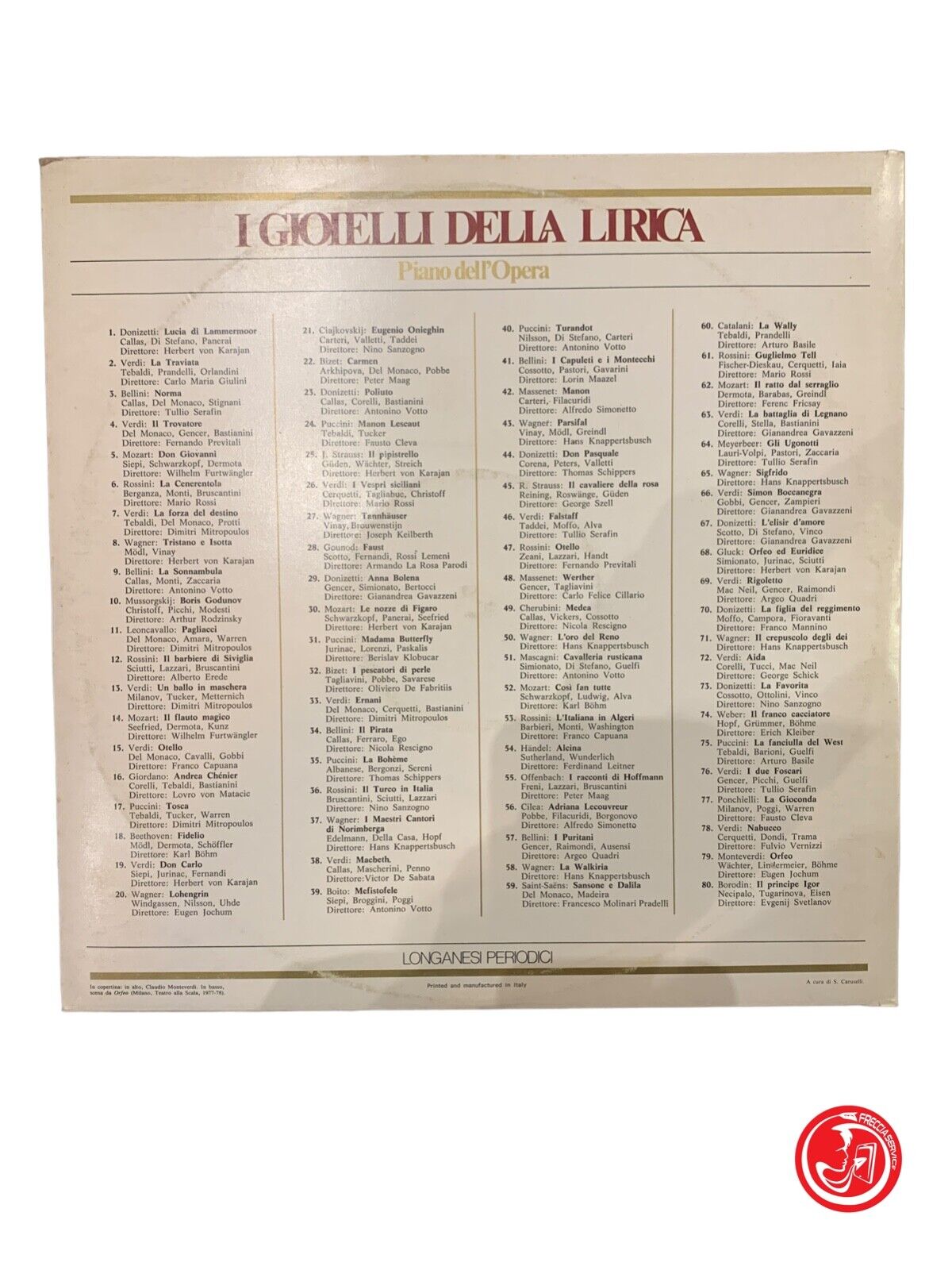 I Gioielli Della Lirica - Claudio Monteverdi - Orfeo