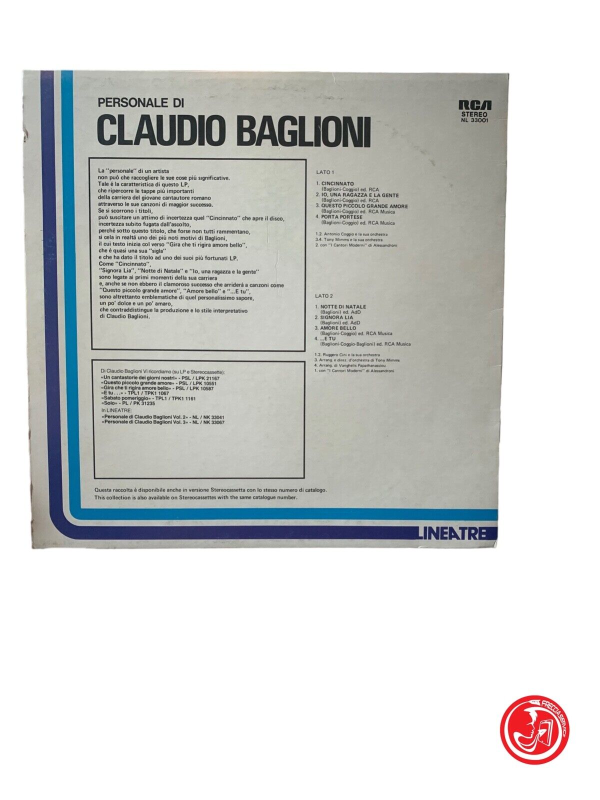 CLAUDIO BAGLIONI