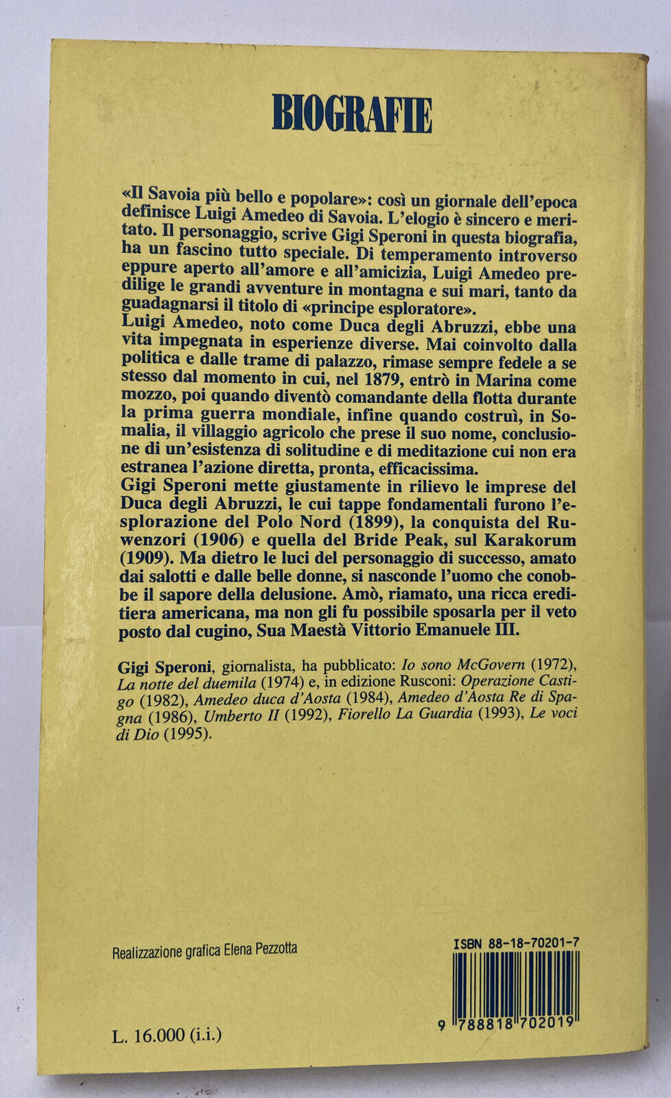 20913 Il duca degli Abruzzi - Gigi Speroni