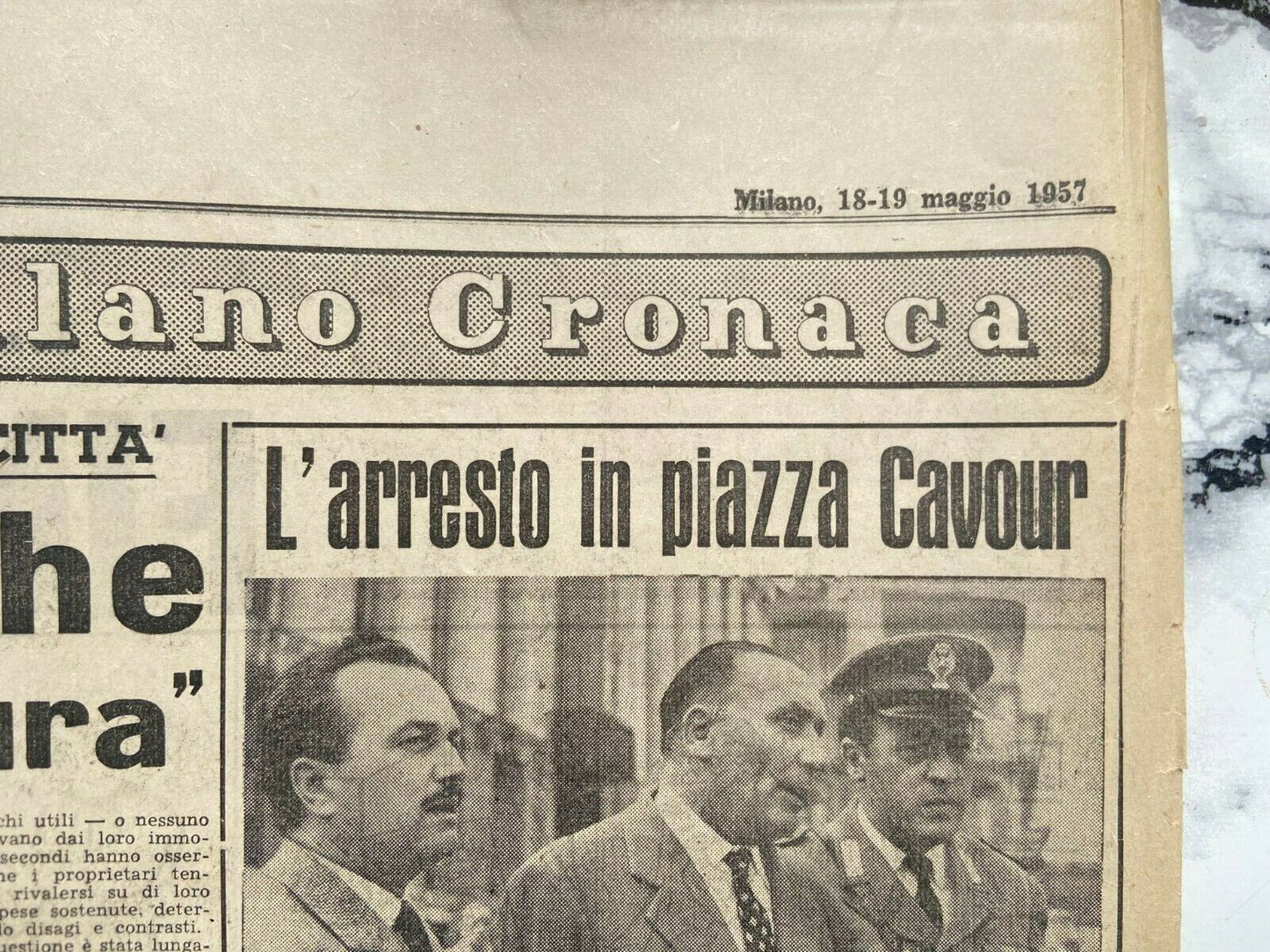 La stampa 1957 -Milano