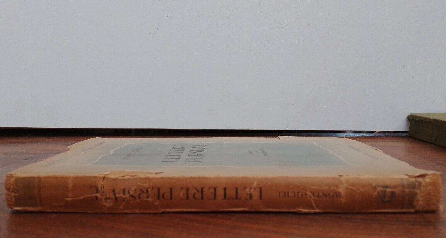 Lettere Persiane, Montesquieu, Speroni Ed., I Ed. 1945
