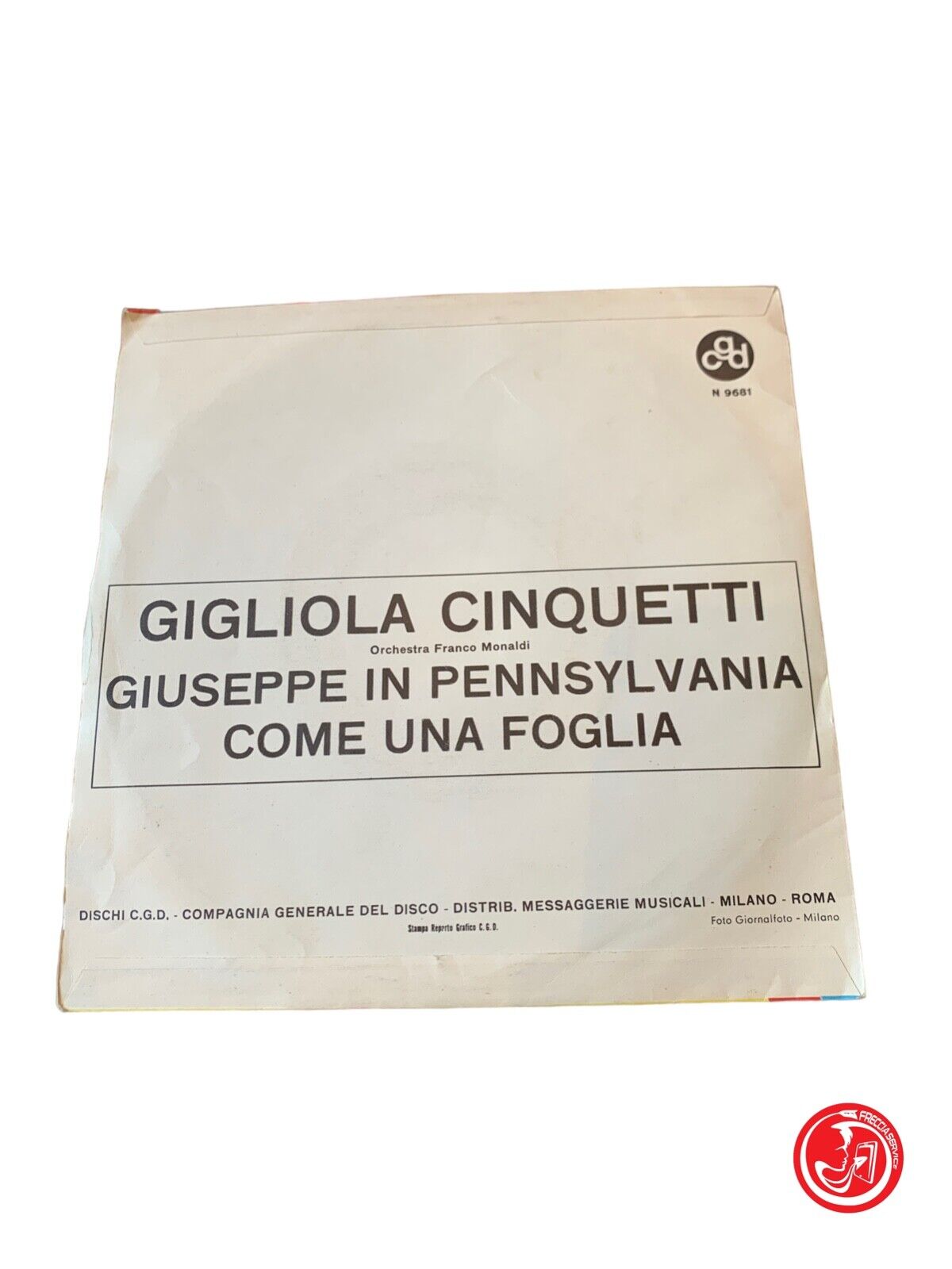 Gigliola Cinquetti - Giuseppe In Pennsylvania