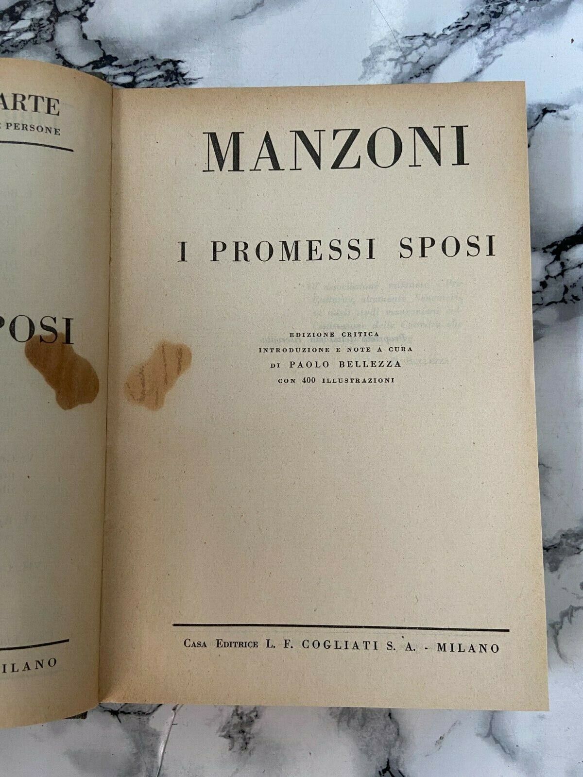 A. Manzoni - Les Fiancées - Tome quatre - Cogliati