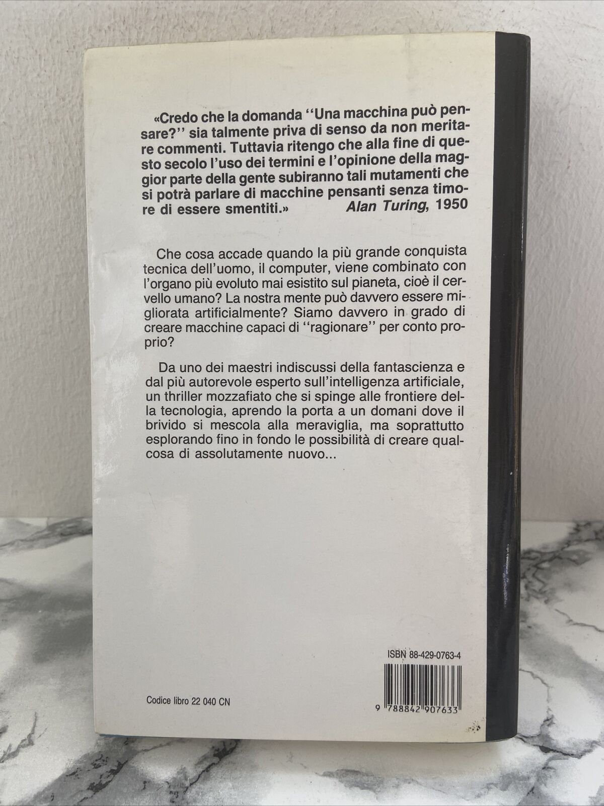 L'uomo di Turing - Thriller - da biblioteca privata, come nuovo