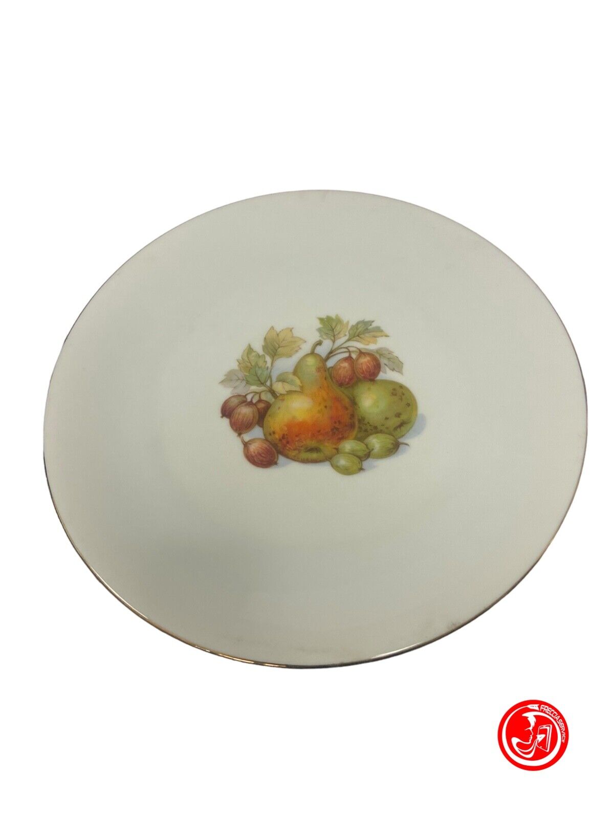 Coppia di piatti decorativi in ceramica Bavaria