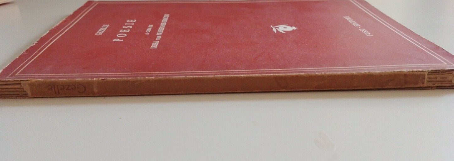 POESIE, Gezelle, a cura di L. van Wassenaer Crocini, FUSSI 1949