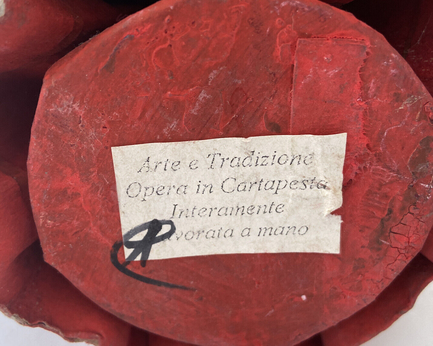 Poupée en papier mâché entièrement faite à la main - Lecce