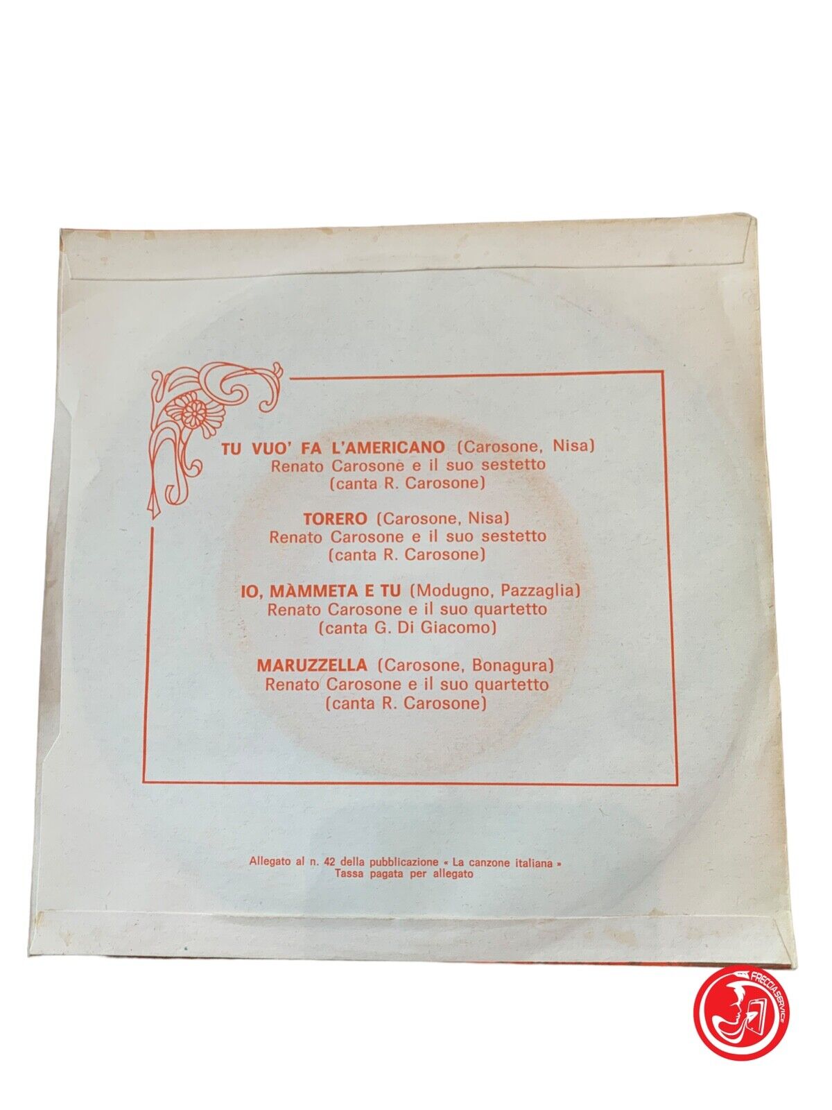 Renato Carosone – La Canzone Italiana - N° 42