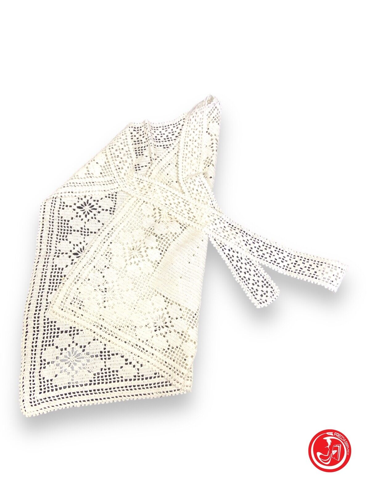 Tablier brodé à la main