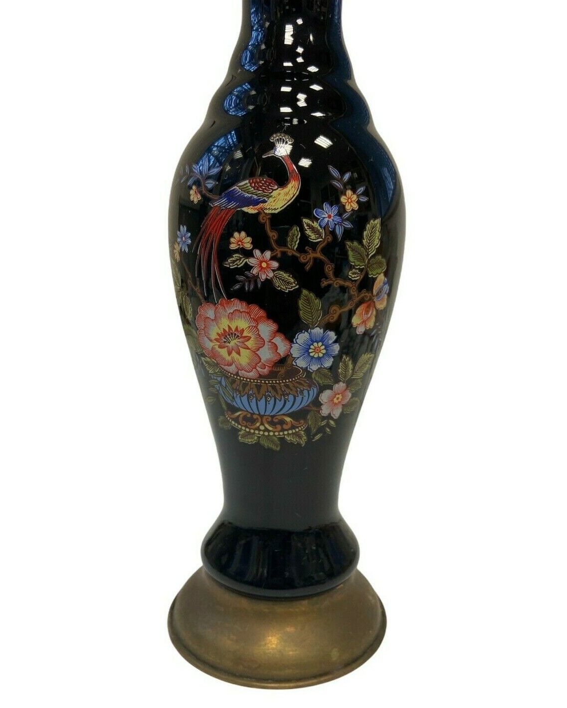 Vase en céramique noire