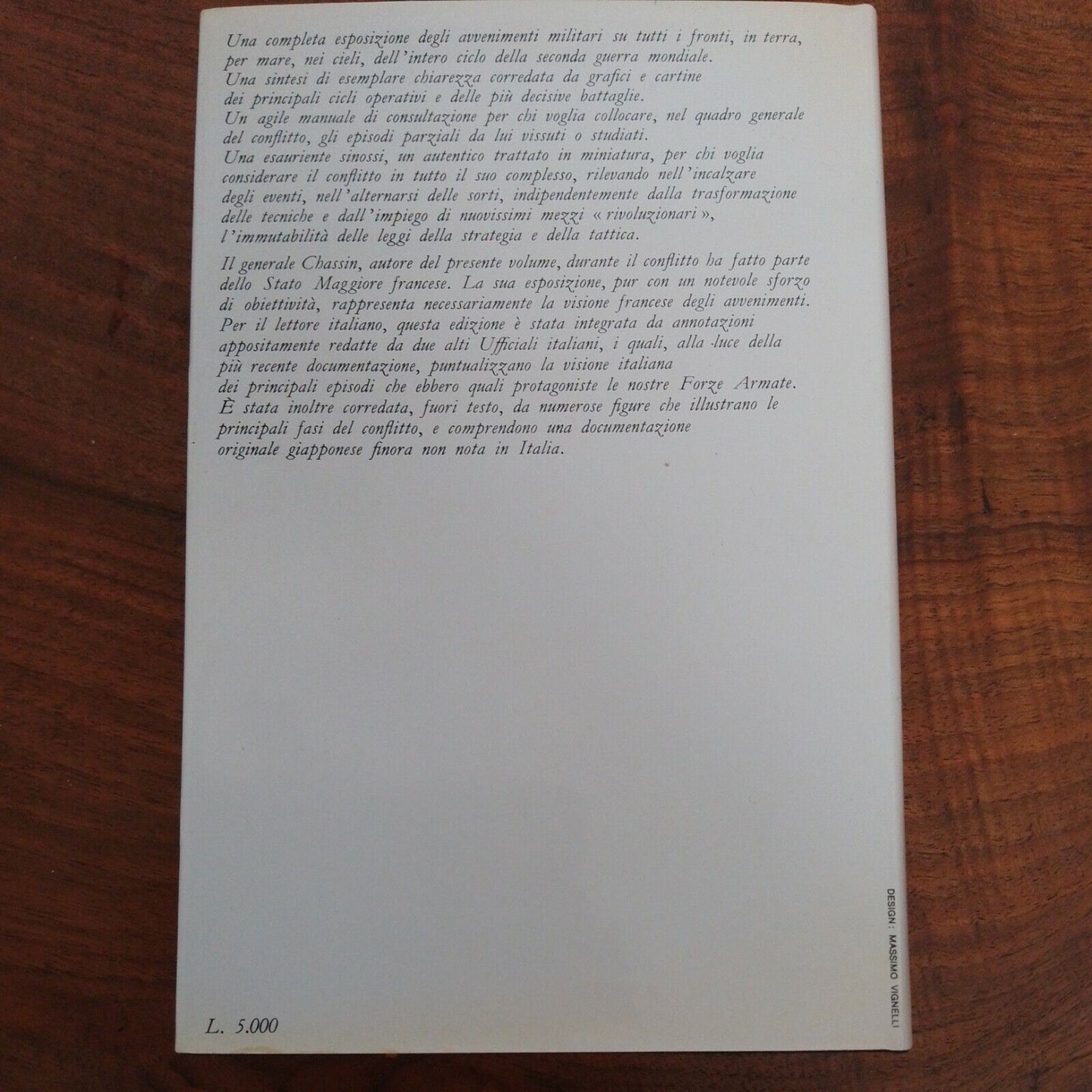 HISTOIRE MILITAIRE DE LA SECONDE GUERRE MONDIALE, Chassin, Sansoni 1964