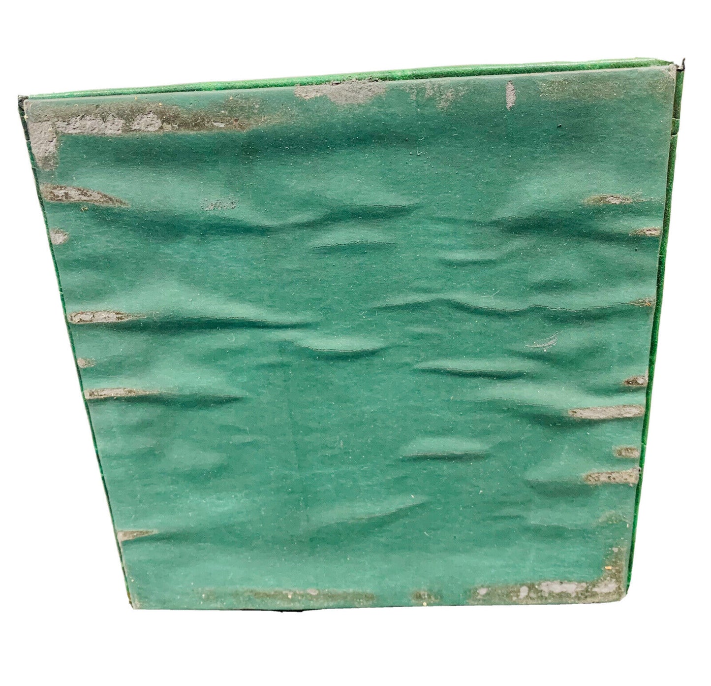 Portapenne da scrivania in pelle verde