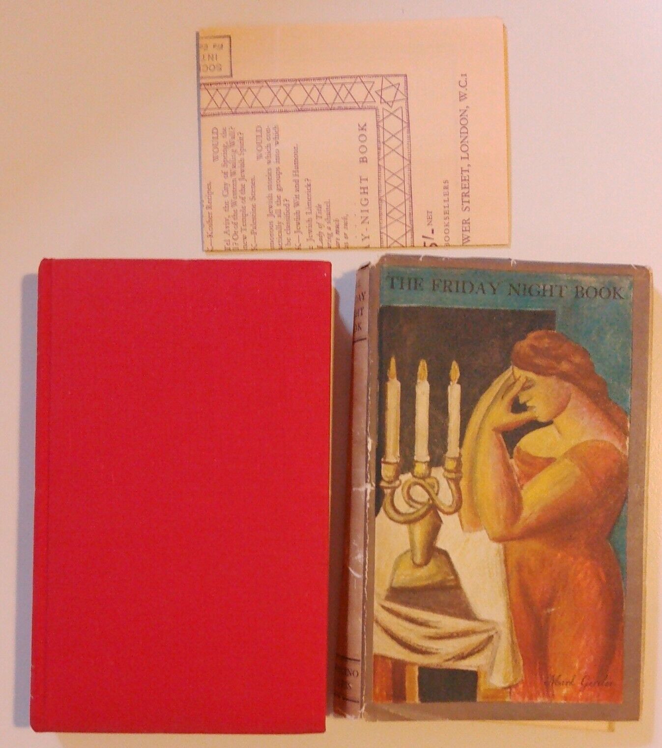 The Friday Night Book, a jewish miscellany, The Soncino Press, 1933