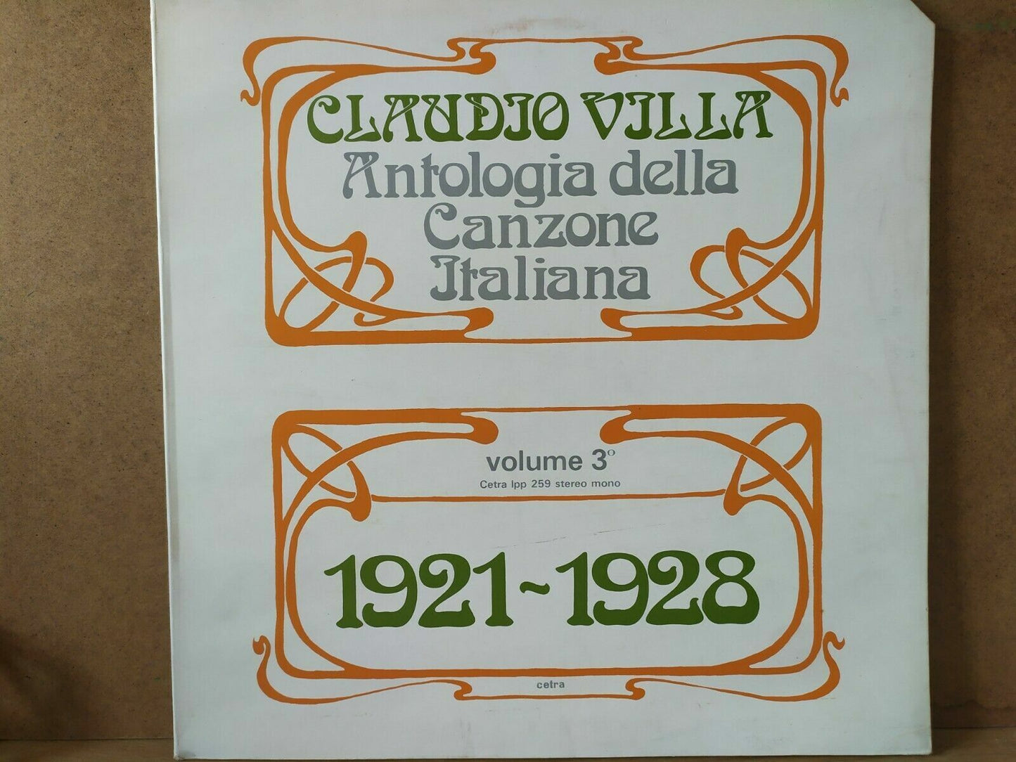 Claudio Villa – Antologia Della Canzone Italiana Vol. 3 1921-1928