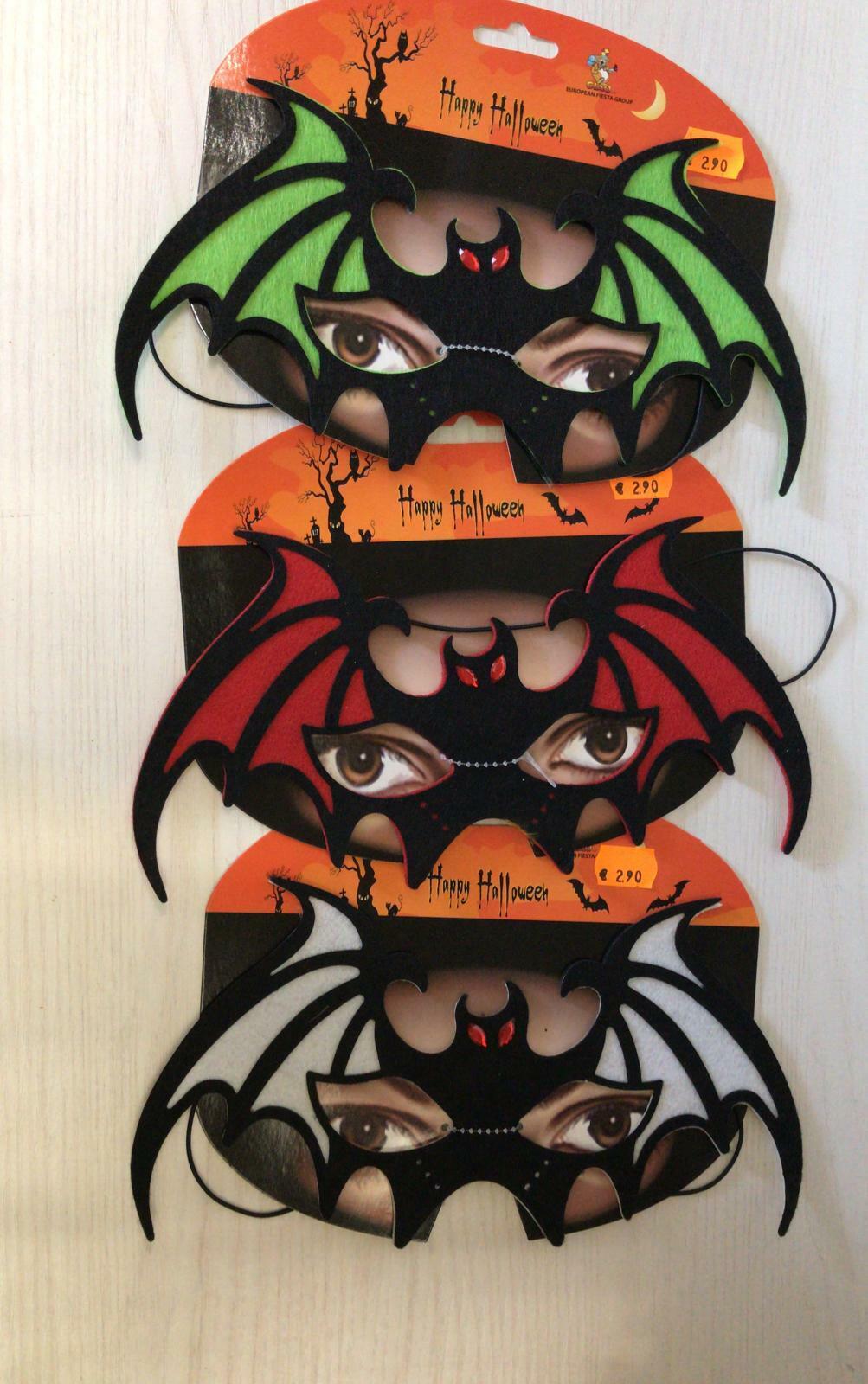MASCHERA PIPISTRELLO HALLOWEEN