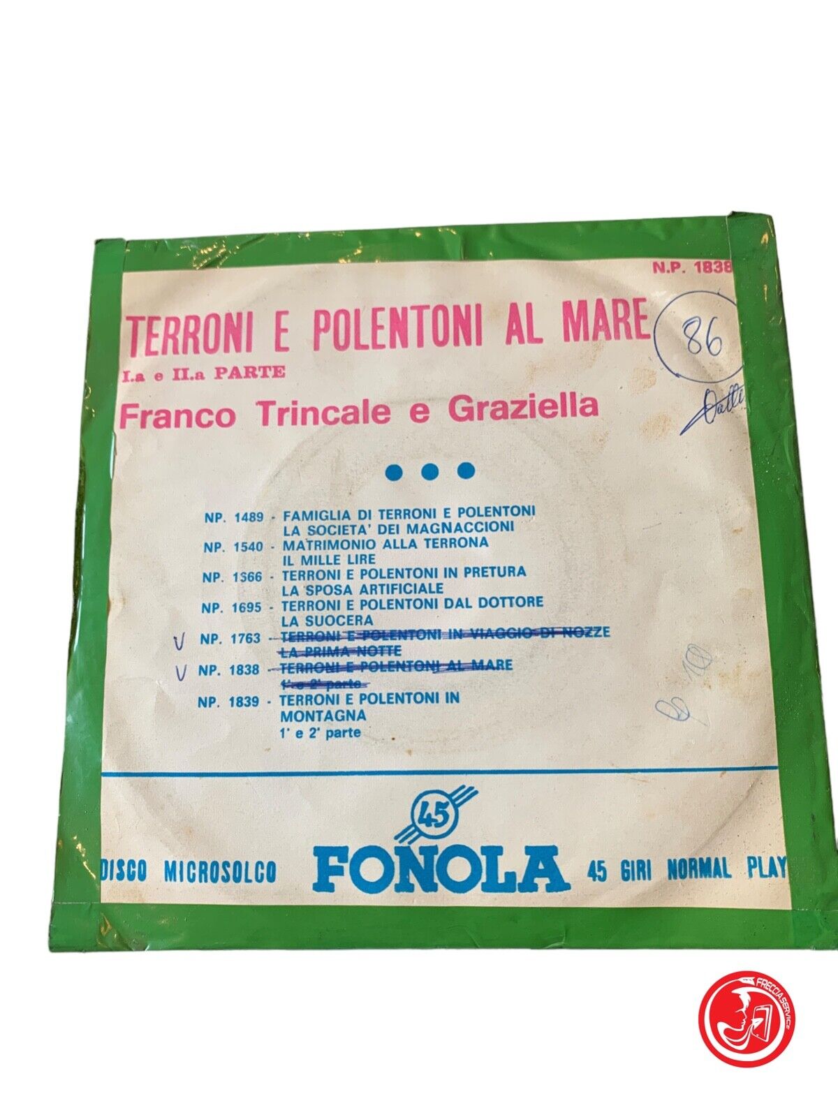 Franco Trincale E Graziella - Terroni E Polentoni Al Mare