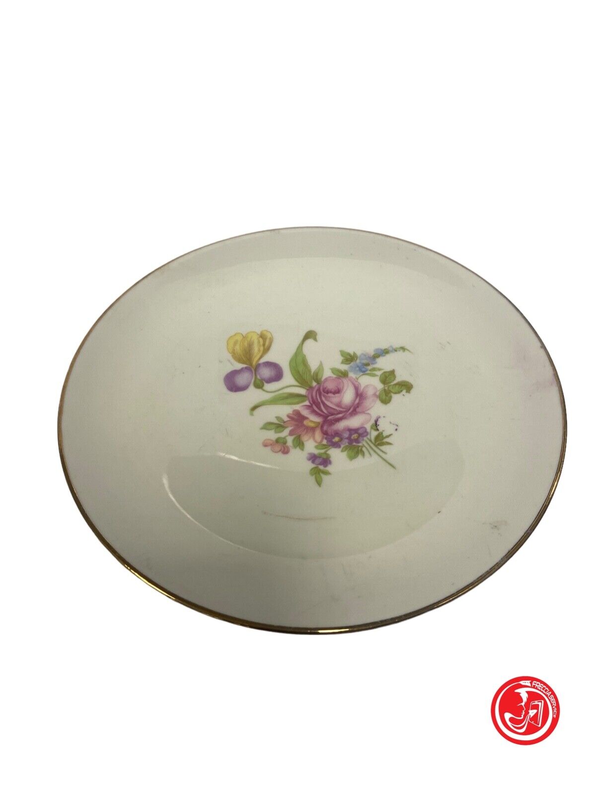 Coppia di piatti decorativi in ceramica Korok