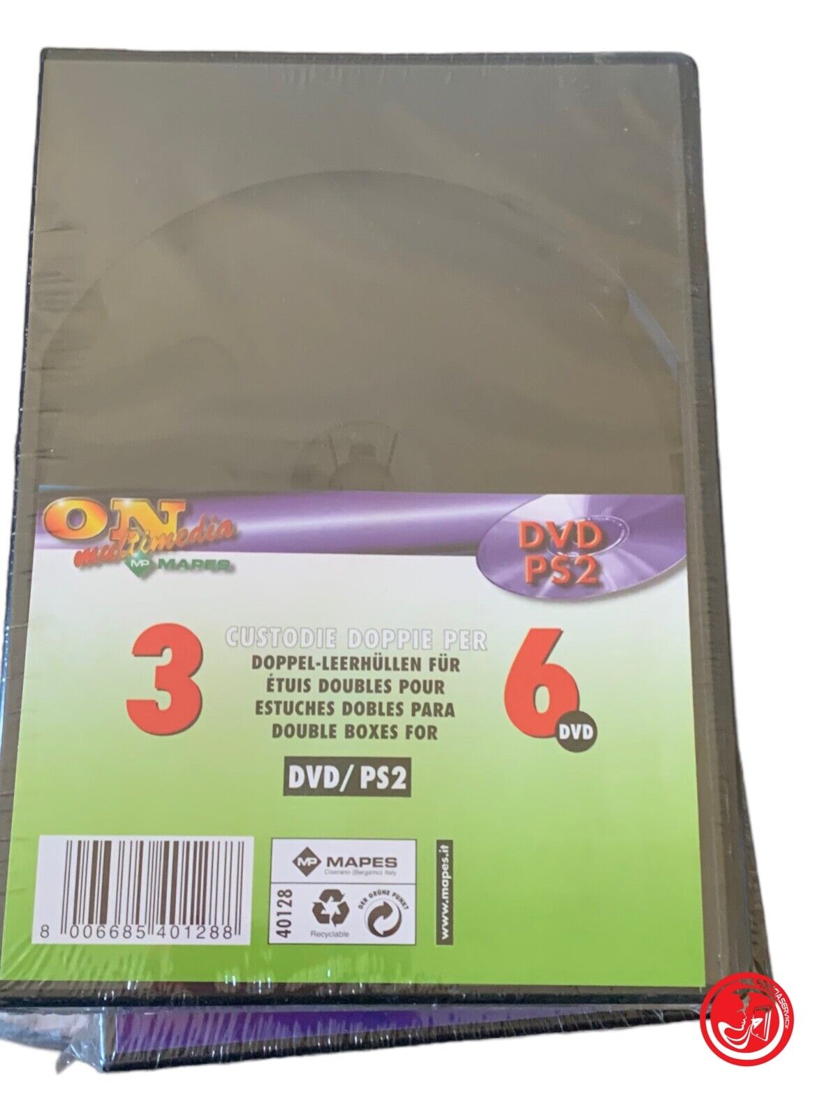 BOÎTIERS DVD DOUBLE 3 PIÈCES