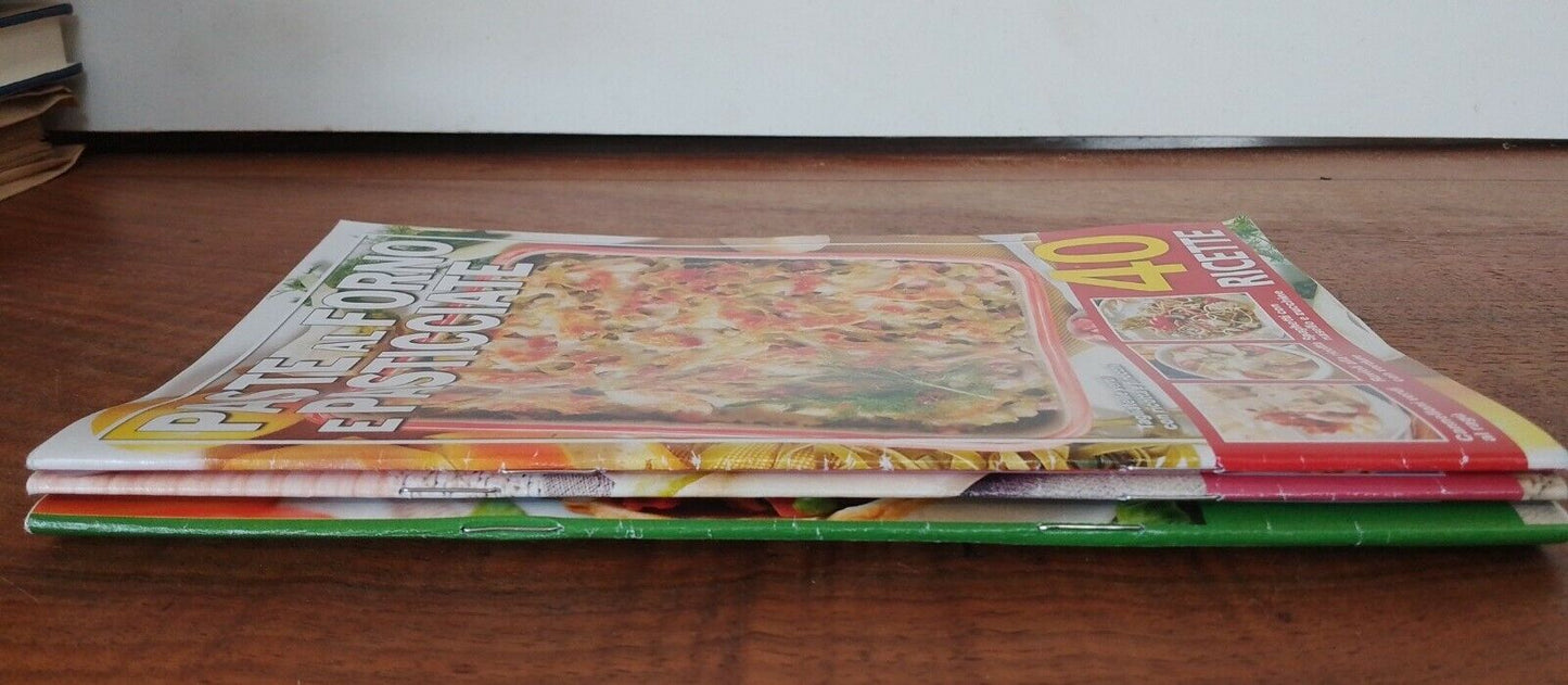 Paste al forno, Cucina Leggera, Torte Salate, Ricette- 3 piccole riviste
