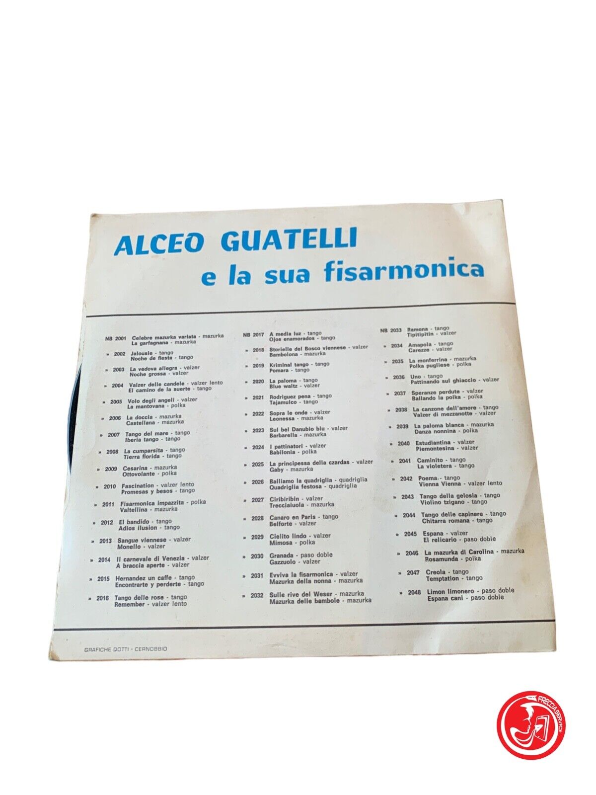 Alceo Guatelli E La Sua Fisarmonica – Sopra Le Onde / Leonessa