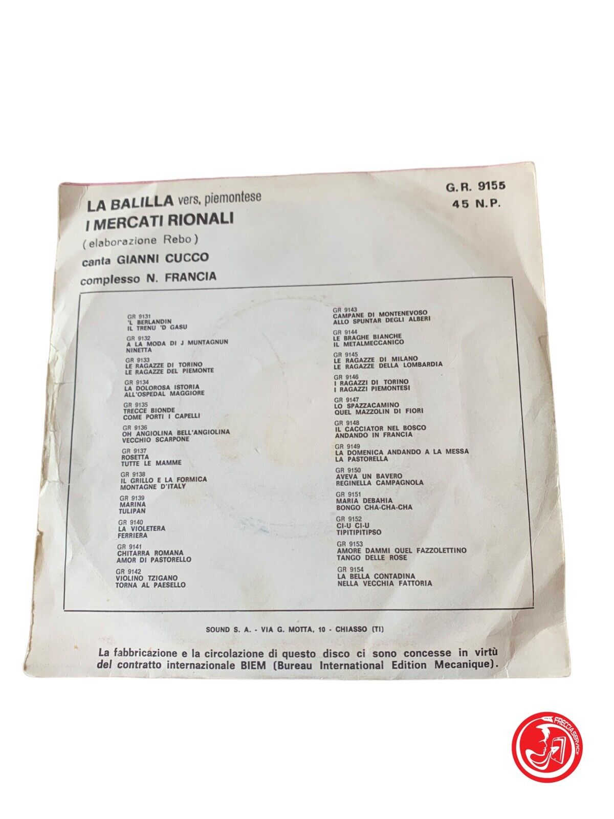 Gianni Cucco - La Balilla / I Mercati Rionali