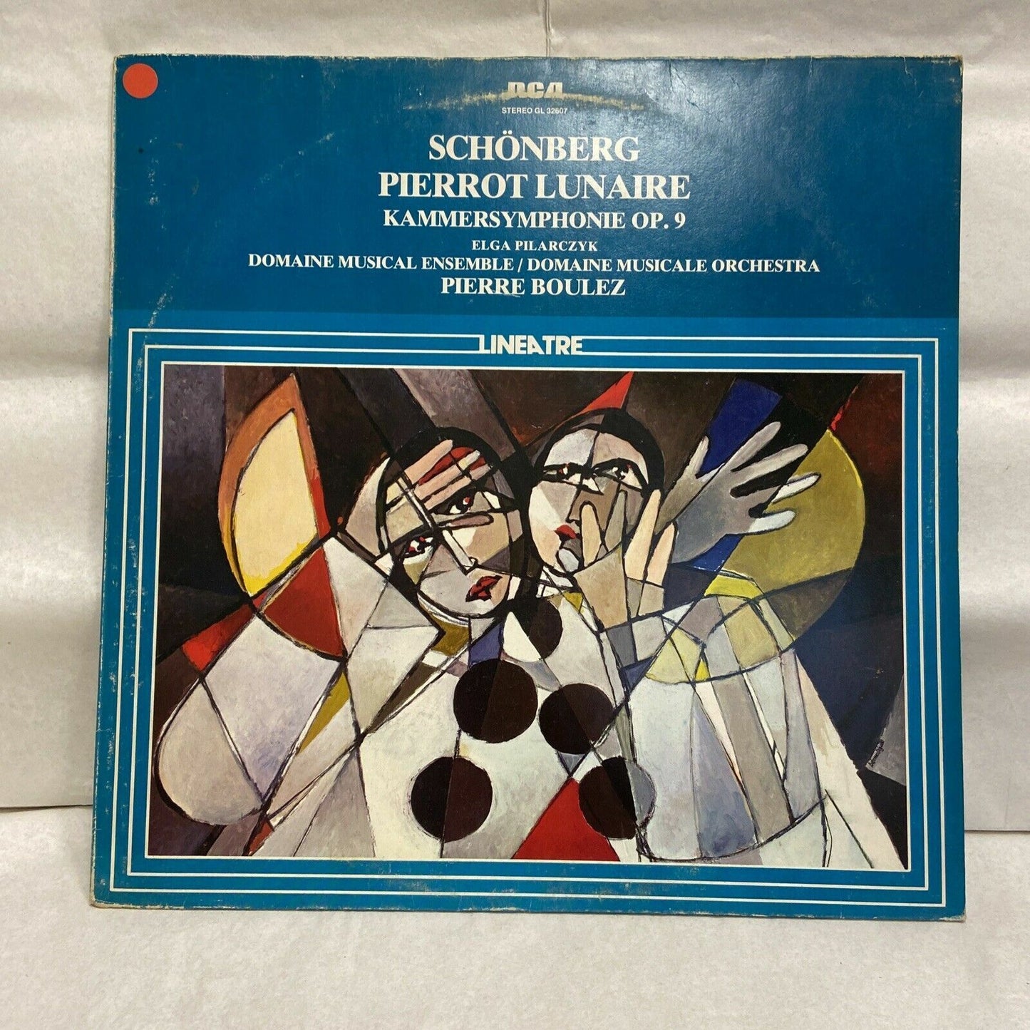 Schönberg Pierrot Lunaire vinyle