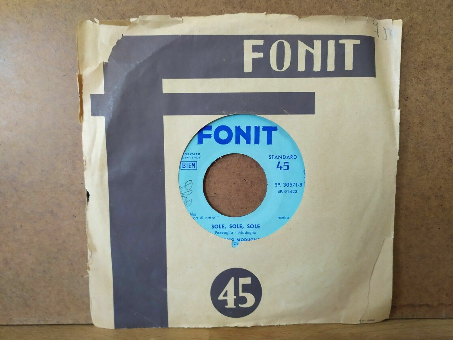 Domenico Modugno et son complexe – Nuit, longue nuit / Soleil, Soleil, Soleil