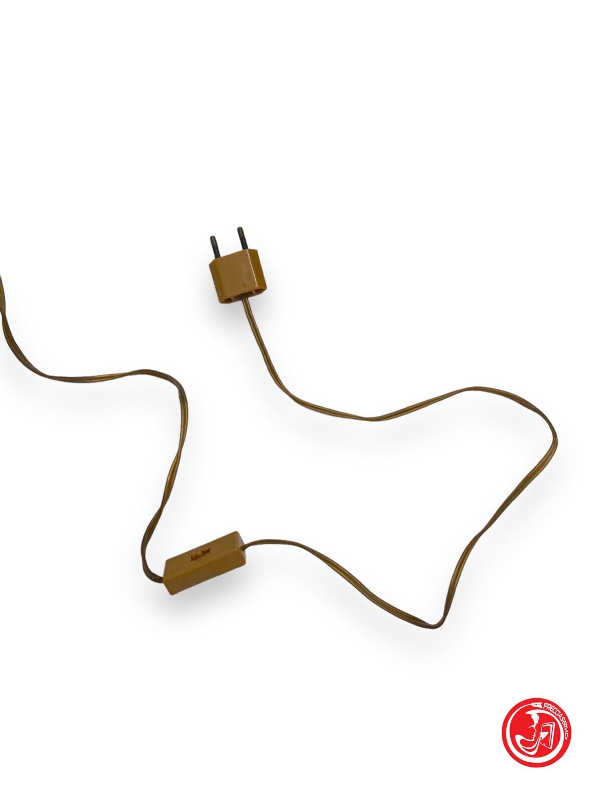 Lampe de table avec pampilles en verre - vintage