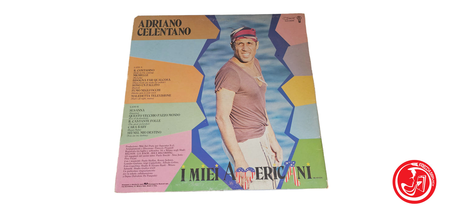 VINILE Adriano Celentano – I Miei Americani (Tre Puntini)