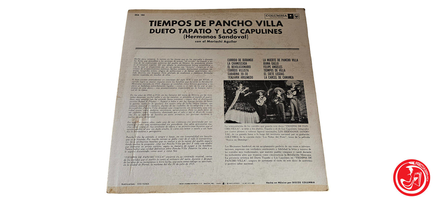 VINILE Tiempos de Pancho Villa