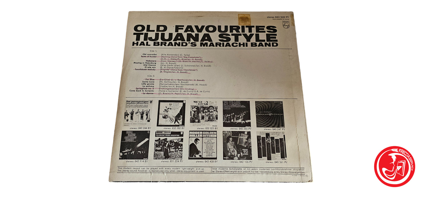 VINILE Hal Brand's Mariachi Band – Old Favourites Tijuana Style